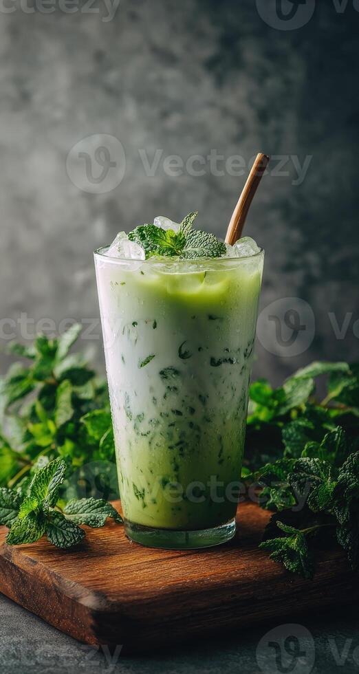 Matcha Mint Iced Latte