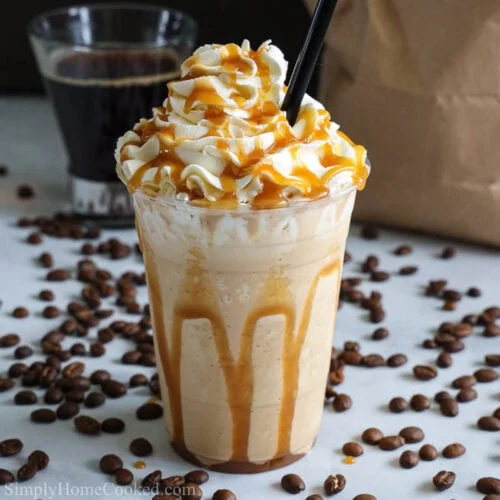Caramel frappe