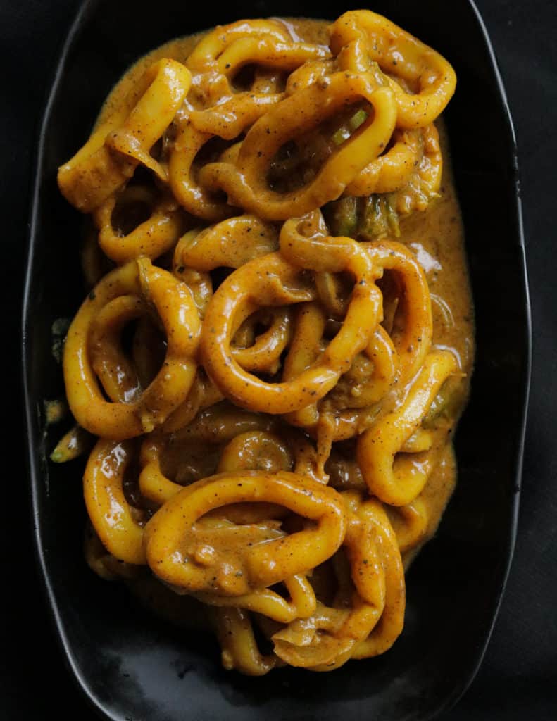 Cuttle fish curry